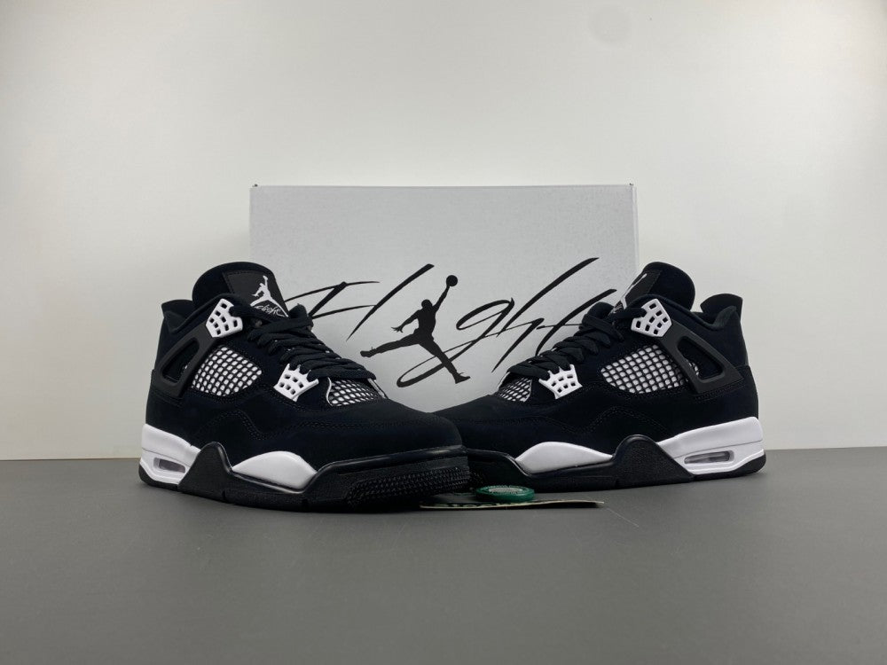 Air Jordan 4 Retro White Thunder Basketball Sneaker Nike Iconic Retro Design For Sneaker Enthusiasts