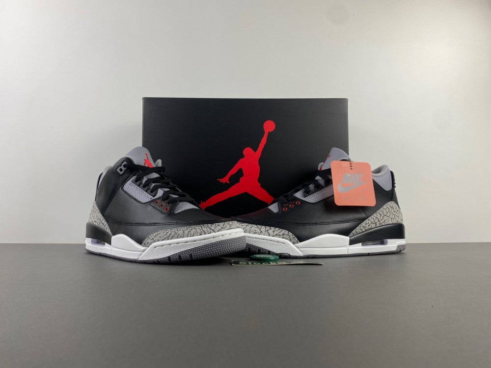 Air Jordan 3 OG Black Cement Retro Sneaker Iconic Colorway For Sneaker Collectors And Fans