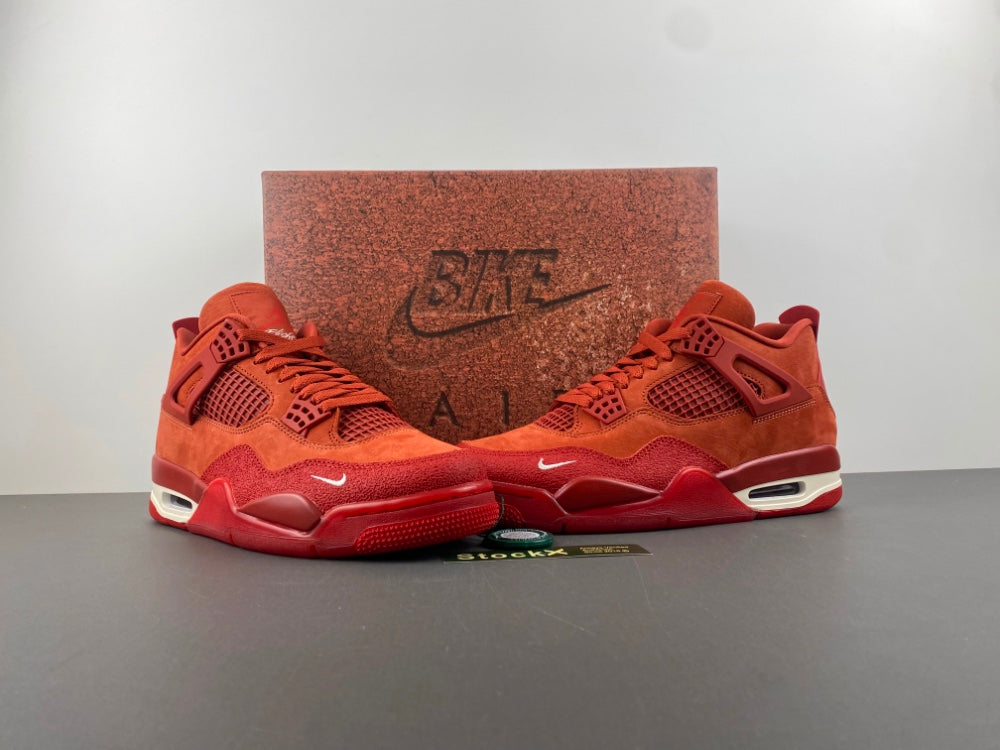 Air Jordan 4 Nigel Sylvester Brick By Brick Limited Reflective 3M Sneakers For Sneakerheads