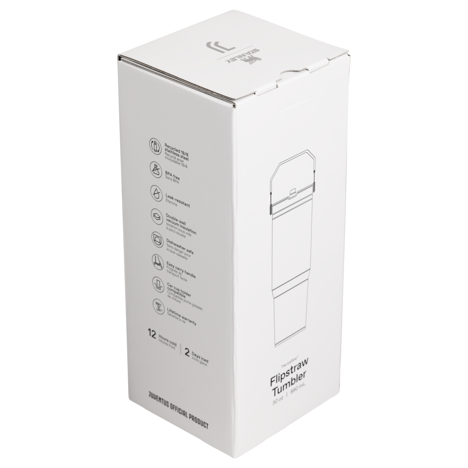 Stanley 1913 x Juventus IceFlow™ Flip Straw 2.0 Tumbler 30oz – Limited Edition